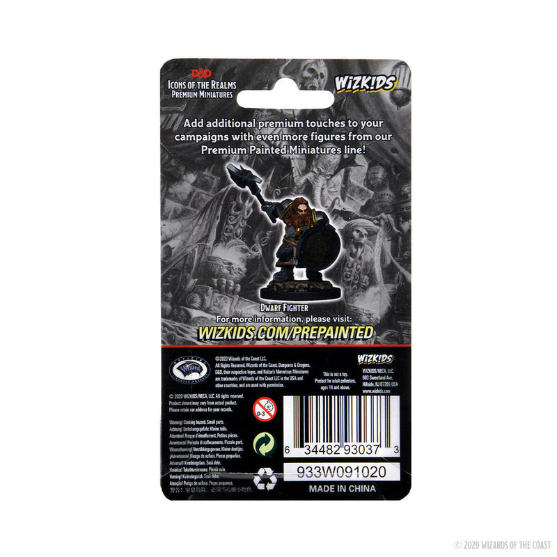 Wizkids D&D Miniature 93037 Dwarf Fighter Male Prepainted