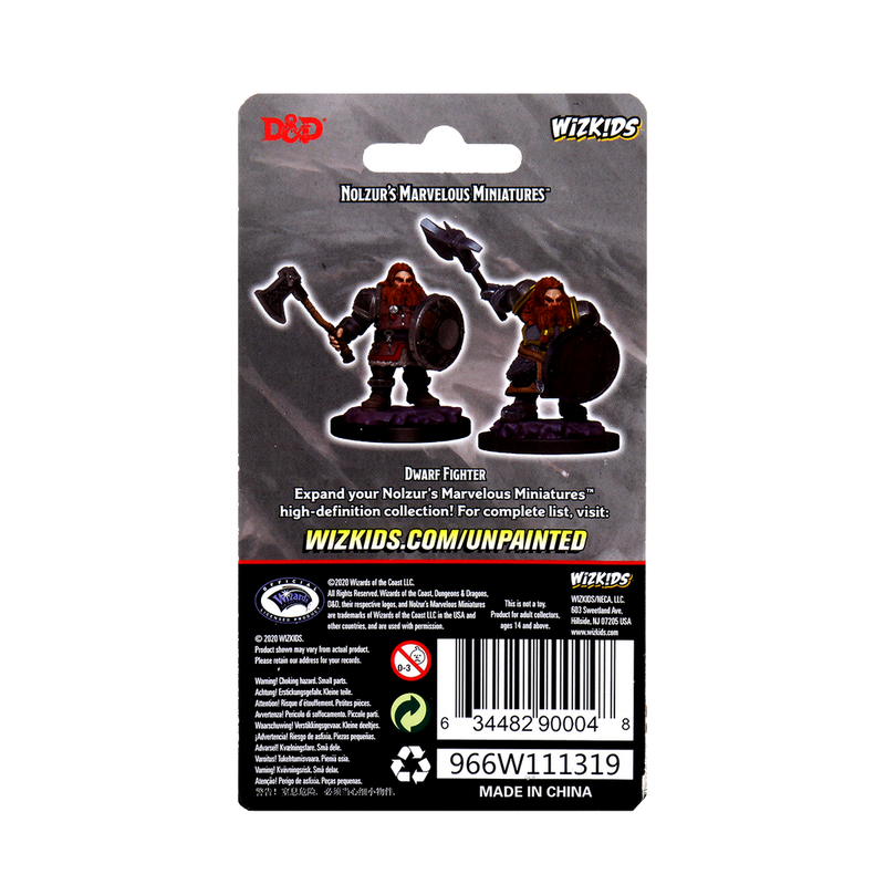 Wizkids Minis D&D 90004 Male Dwarf Fighter