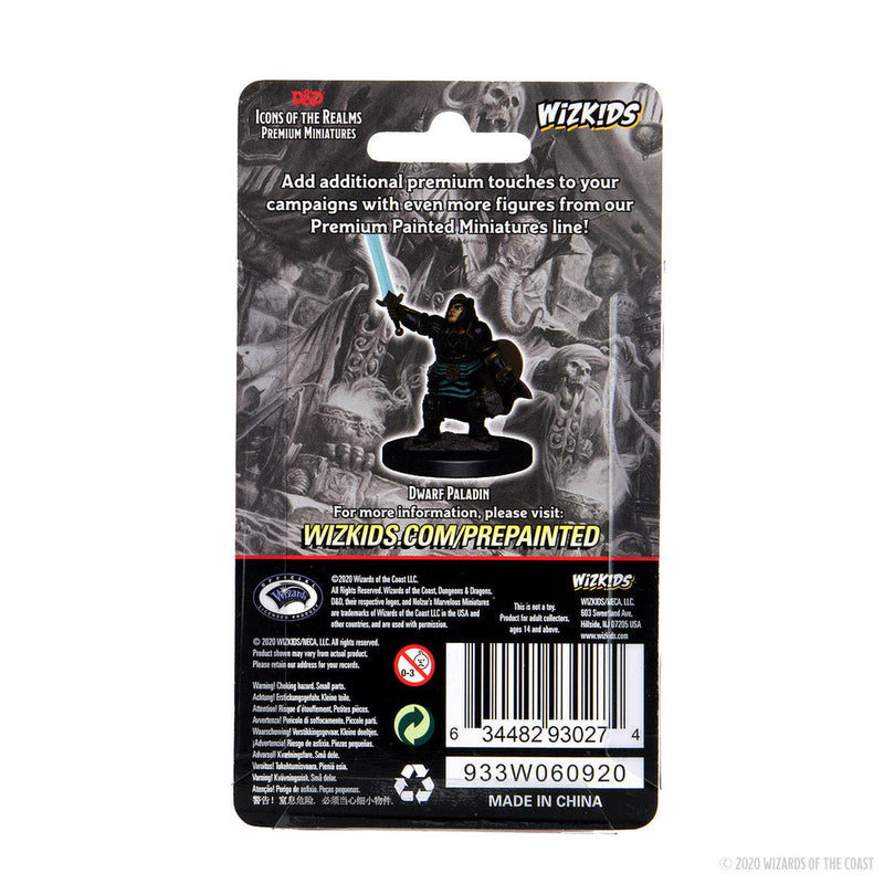 Wizkids D&D Minis 93027 Prepainted Dwarf Paladin Female