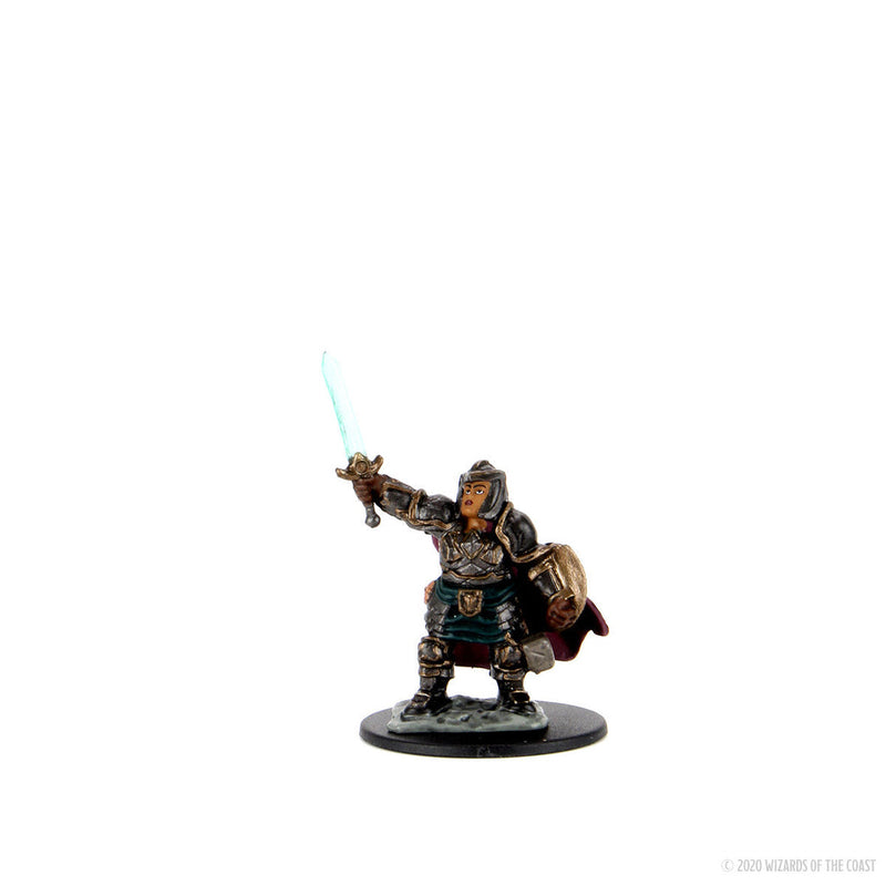 Wizkids D&D Minis 93027 Prepainted Dwarf Paladin Female