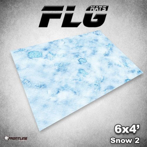 Frontline Gaming Mat 6'x4' Snow 2