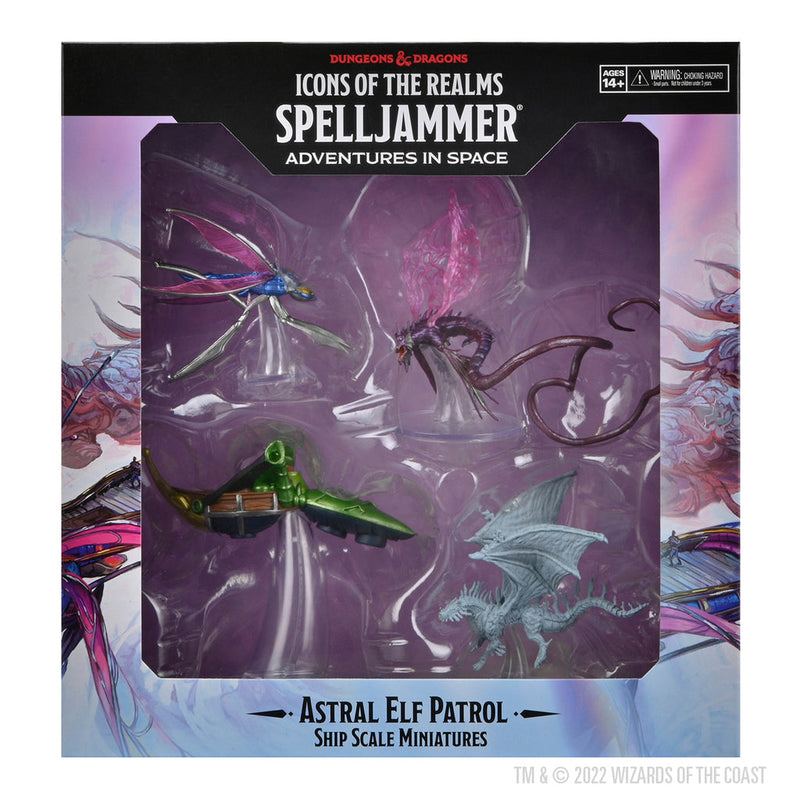 D&D Minis Icons of the Realms Spelljammer Astral Elf Patrol