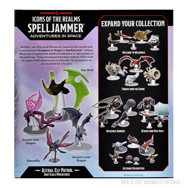 D&D Minis Icons of the Realms Spelljammer Astral Elf Patrol