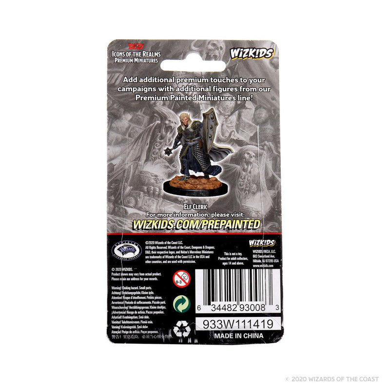 Wizkids D&D Miniature 93008 Elf Male Cleric Prepainted