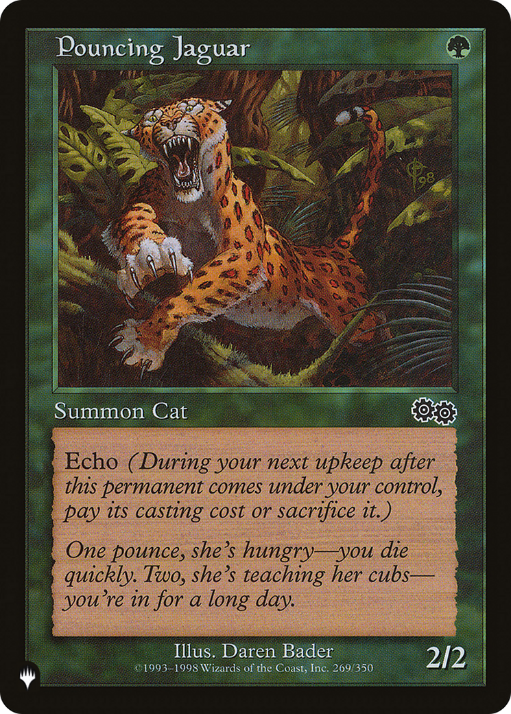 Pouncing Jaguar [The List]