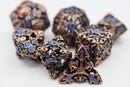 Fleur de Lis: Copper Azul RPG Metal Dice Set