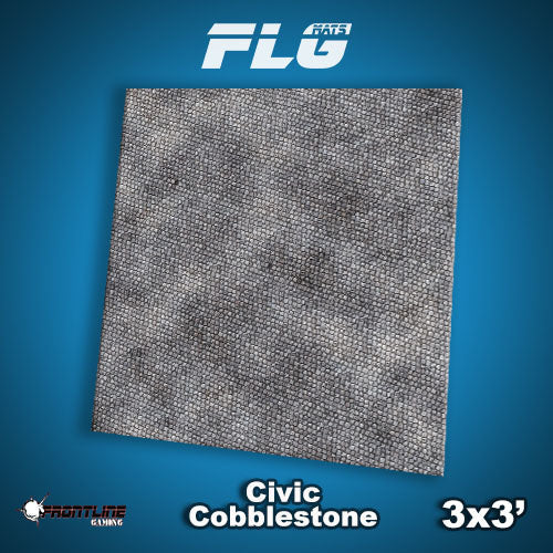 Frontline Gaming Mat 3'x3' Civic Cobblestone