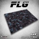 Frontline Gaming Mat 6'x4' Alien Hive Blue