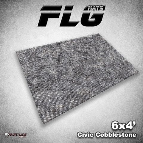 Frontline Gaming Mat 6'x4' Civic Cobblestone
