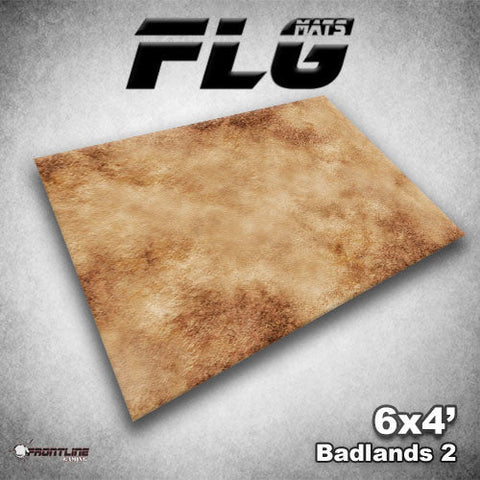 Frontline Gaming Mat 6'x4' Badlands 2
