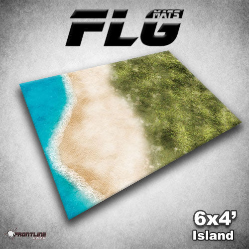 Frontline Gaming Mat 6'x4' Island