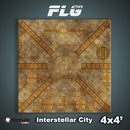 Frontline Gaming Mat 4'x4' Interstellar City