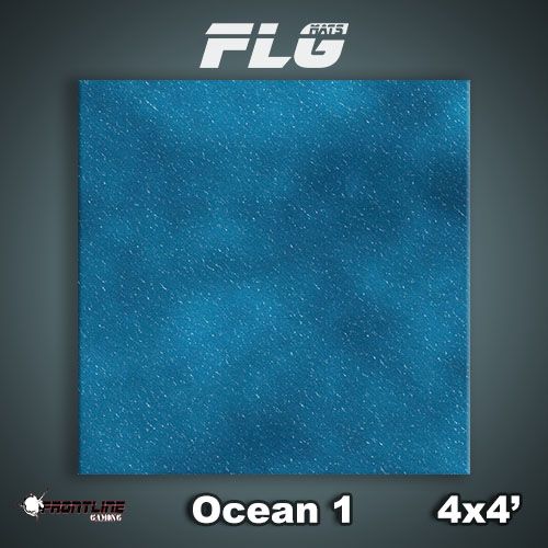 Frontline Gaming Mat 4'x4' Ocean
