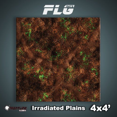 Frontline Gaming Mat 4'x4' Irradiated Plains