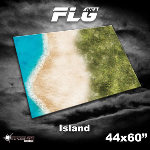 Frontline Gaming Mat 44"x60" Island