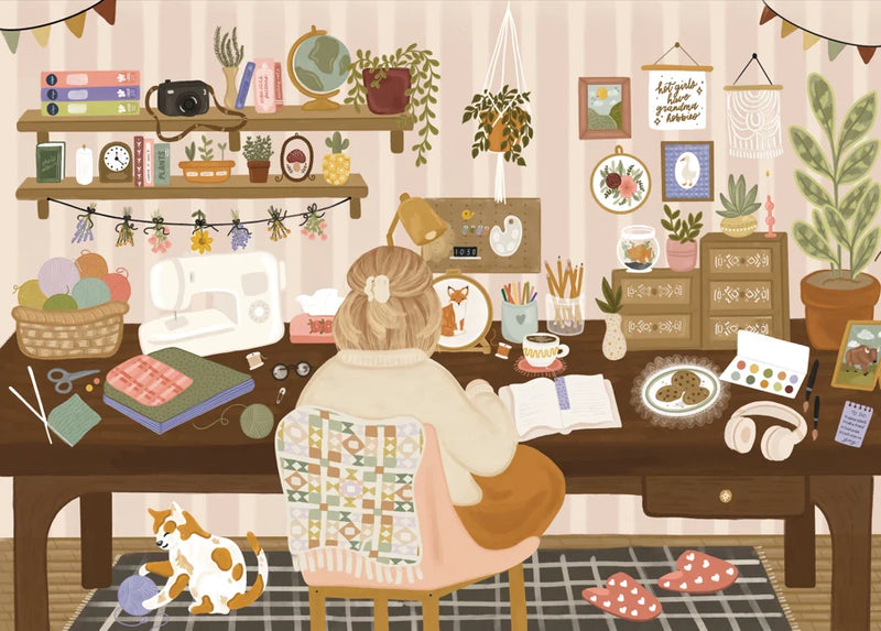 Villager Puzzle 1000 Piece Grandma Hobbies