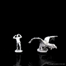 Wizkids Minis D&D 90029 Green Dragon Wyrmling and Afflicted Elf