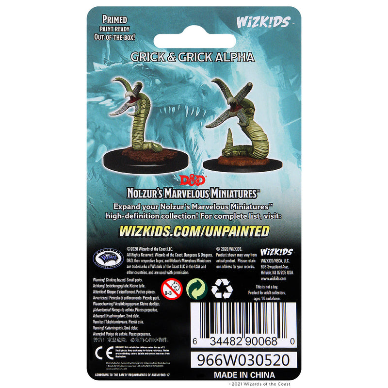 Wizkids Minis D&D 90068 Grick And Grick Alpha