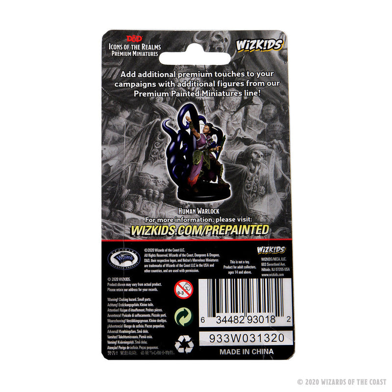 Wizkids D&D Miniature 93018 Female Human Warlock Prepainted