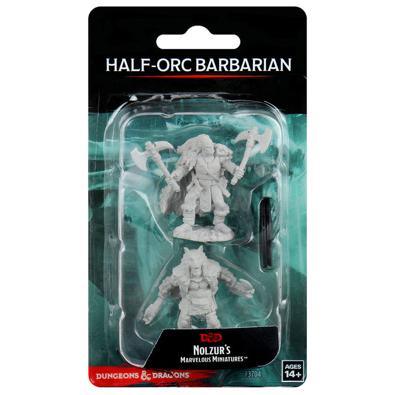 Wizkids Minis D&D 73704 Male Half-Orc Barbarian