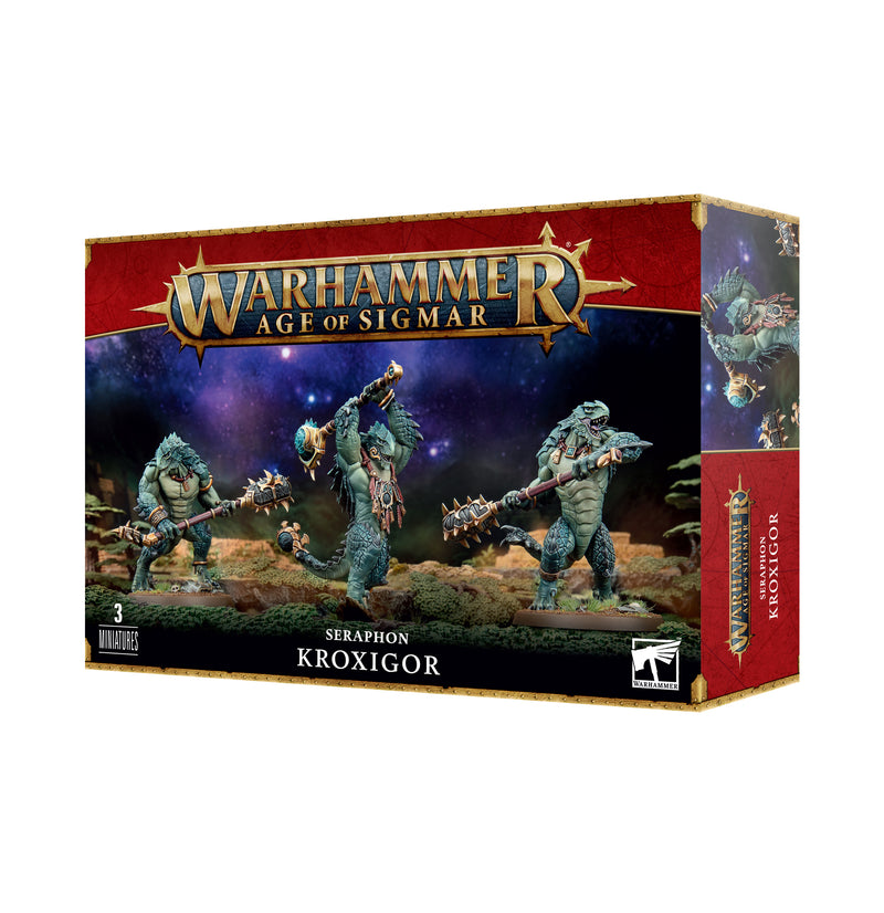 GW Age of Sigmar Seraphon Kroxigor/Kroxigor Warpspawned