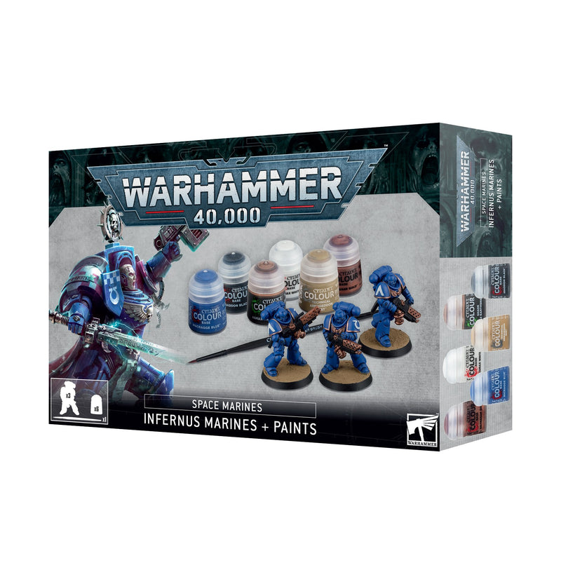 GW Warhammer 40K Paint Set + Infernus Marines