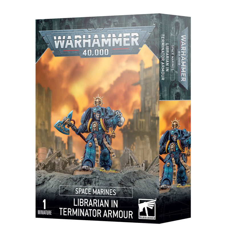 GW Warhammer 40K Space Marines Librarian In Terminator Armour