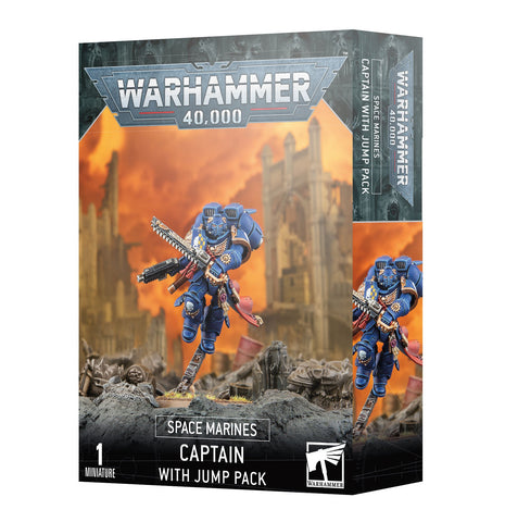 GW Warhammer 40K Space Marines Captain with Jump Pack