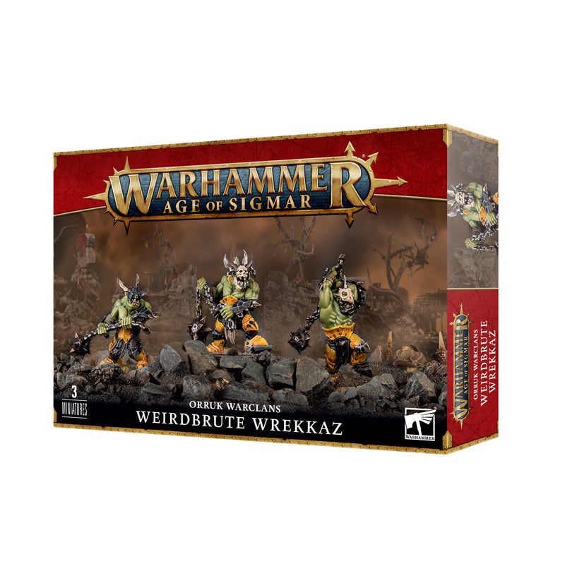 GW Age of Sigmar Orruk Warclans Weirdbrute Wrekkaz/Brute Ragerz