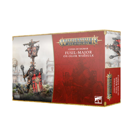 GW Age of Sigmar Cities of Sigmar Fusil-Major on Ogor Warhulk