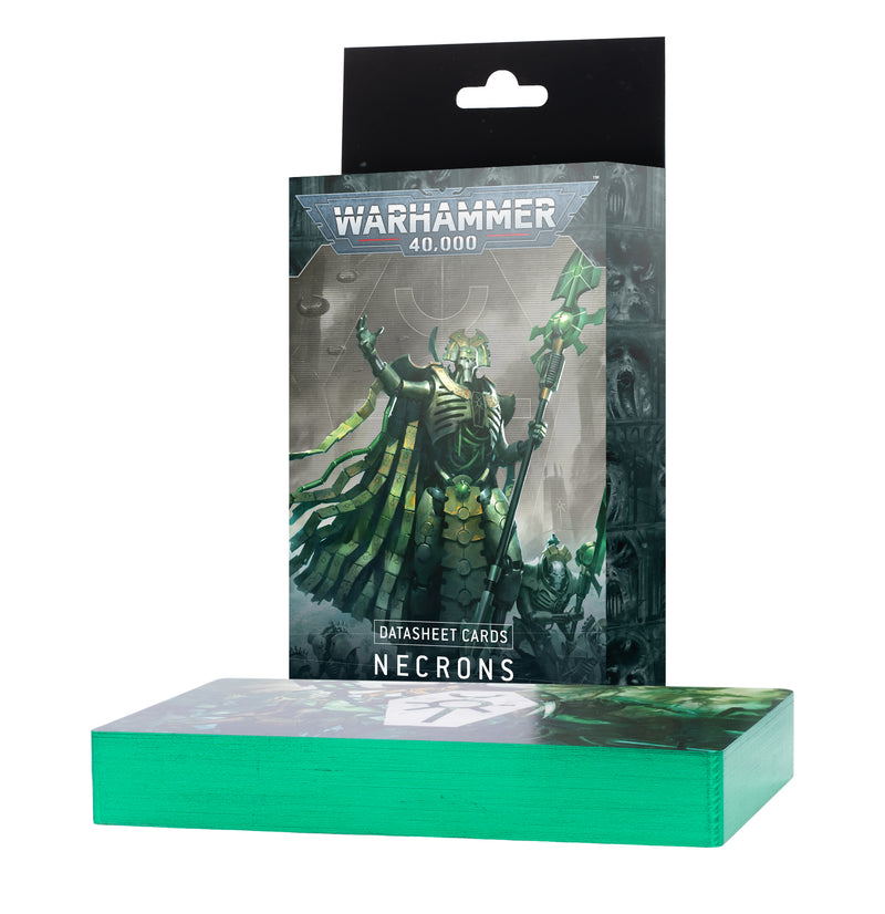 GW Warhammer 40K Necron Datasheet Cards