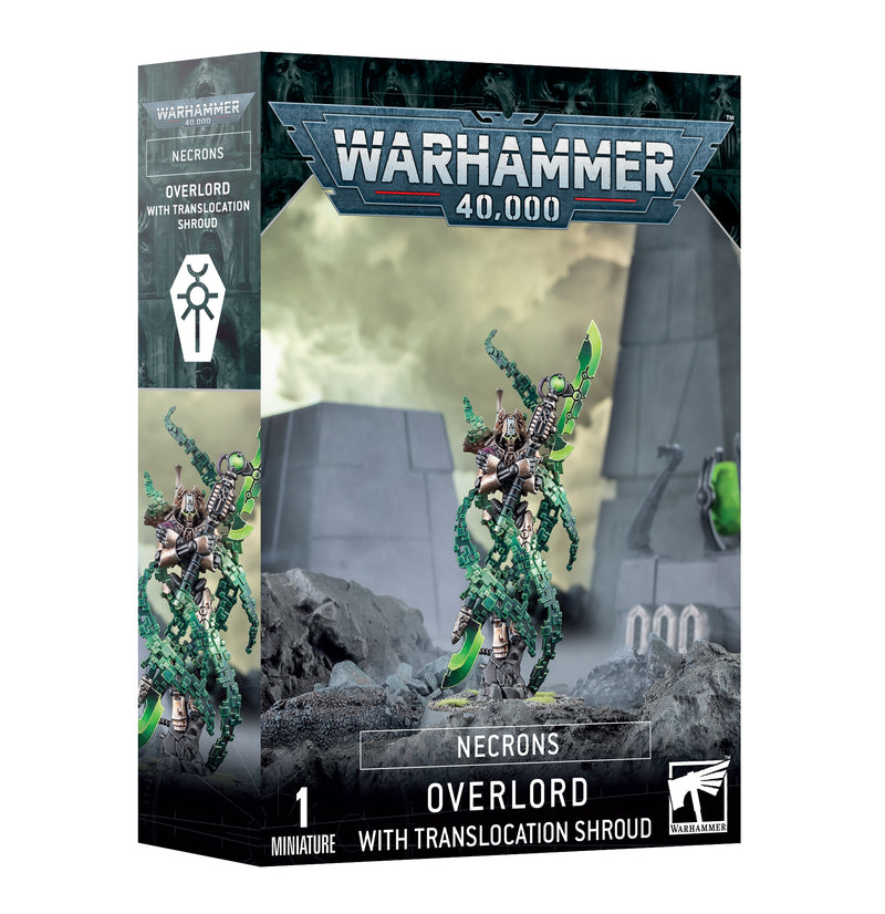 GW Warhammer 40K Necrons Overlord with Translocation Shroud