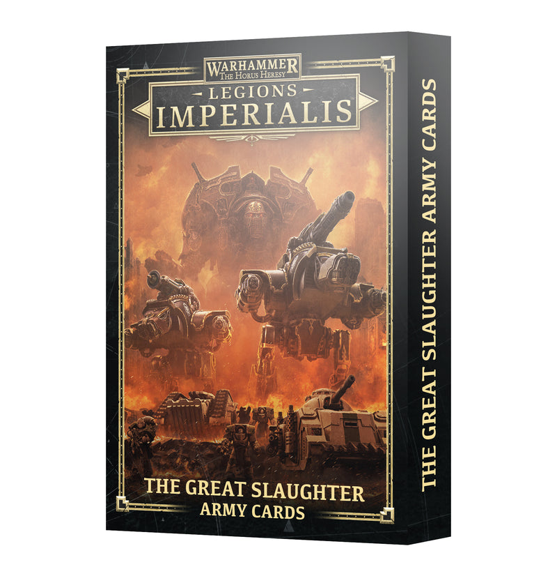 GW Legions Imperialis The Great Slaughter Army Cards