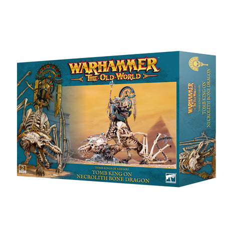 GW Warhammer The Old World Tomb Kings of Khemri Tomb King on Necrolith Bone Dragon