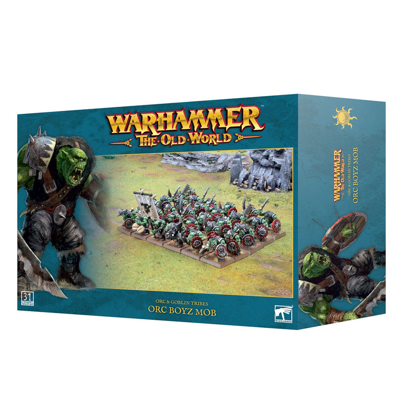 *Pre-Order* GW Warhammer The Old World Orc and Goblin Tribes Orc Boyz Mob *Releases Saturday, May 4th 2024*