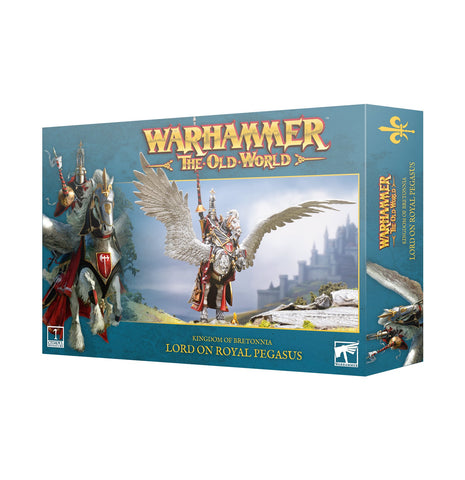 GW Warhammer The Old World Kingdom of Bretonnia Lord on Royal Pegasus