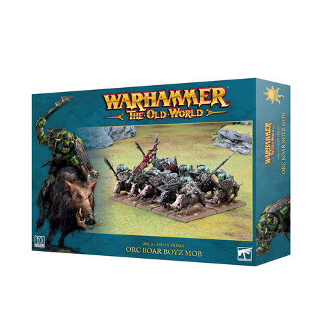 GW Warhammer The Old World Orc and Goblin Tribes Orc Boar Boyz Mob