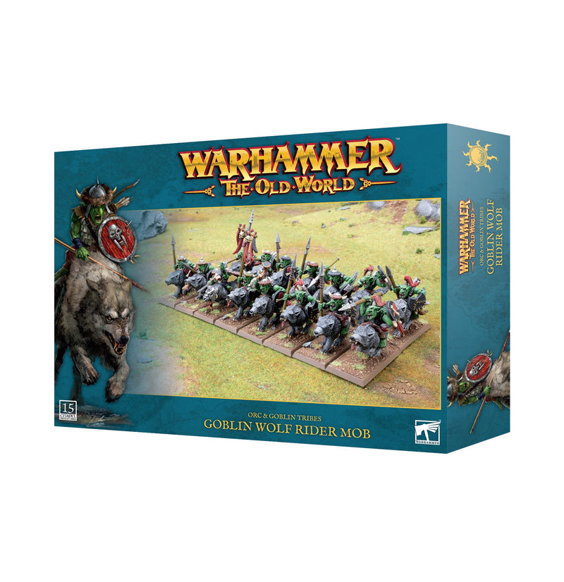 *Pre-Order* GW Warhammer The Old World Orc and Goblin Tribes Goblin Wolf Rider Mob *Releases Saturday, May 4th 2024*