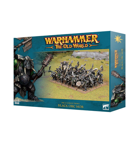 GW Warhammer The Old World Orc and Goblin Tribes Black Orc Mob