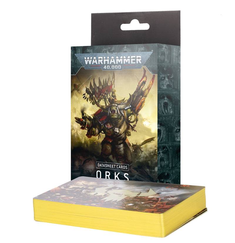 GW Warhammer 40K Orks Datasheet Cards