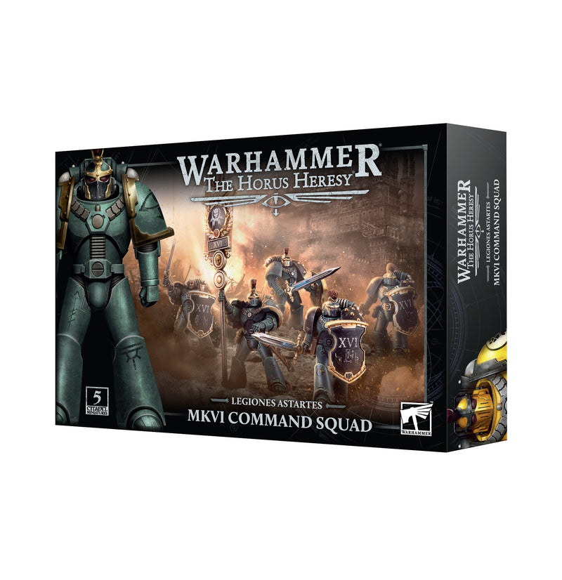 *Pre-Order* GW Warhammer Horus Heresy Legiones Astartes MKVI Command Squad *Releases Saturday, June 29th 2024*