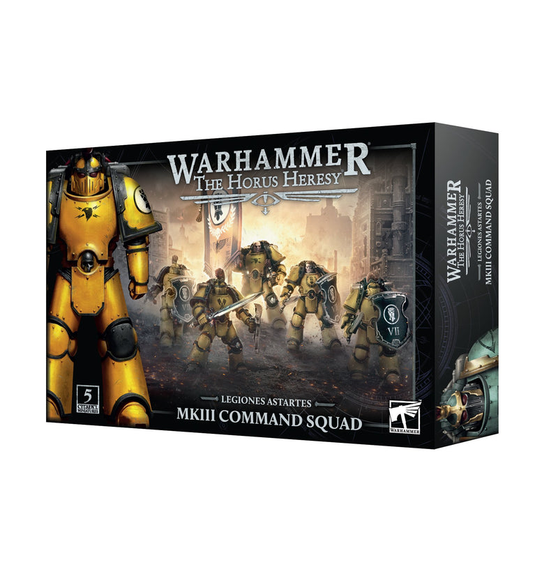 *Pre-Order* GW Warhammer Horus Heresy Legiones Astartes MKIII Command Squad *Releases Saturday, June 29th 2024*