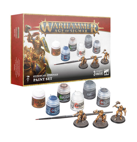 GW Age of Sigmar Stormcast Eternals + Paint Set