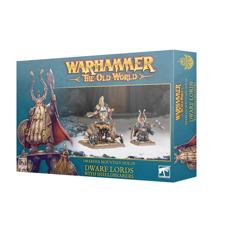 GW Warhammer The Old World Dwarfen Mountain Holds Dwarf Lords with Shieldbearers