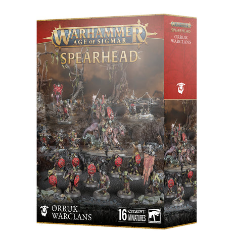 GW Age of Sigmar Orruk Warclans Spearhead
