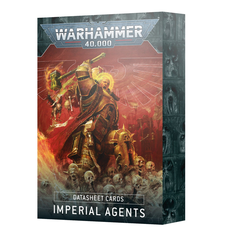 GW Warhammer 40K Imperial Agents Datasheet Cards