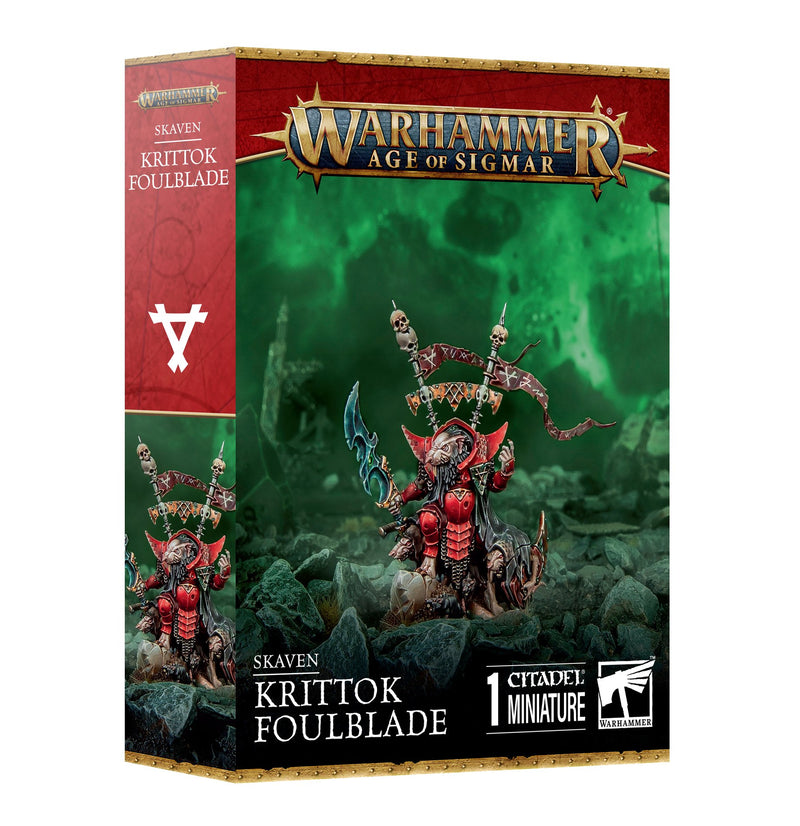 GW Age of Sigmar Skaven Krittok Foulblade