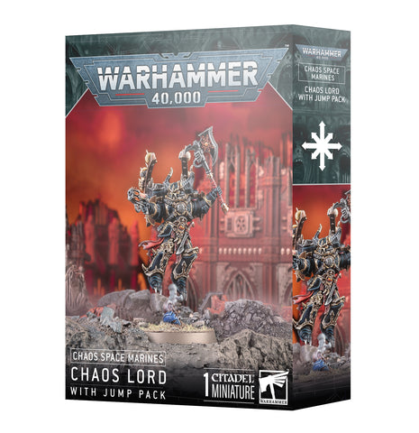 GW Warhammer 40K Chaos Space Marines Chaos Lord With Jump Pack