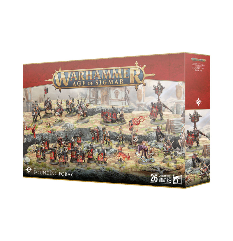 GW Age of Sigmar Cities of Sigmar Battleforce Founding Foray
