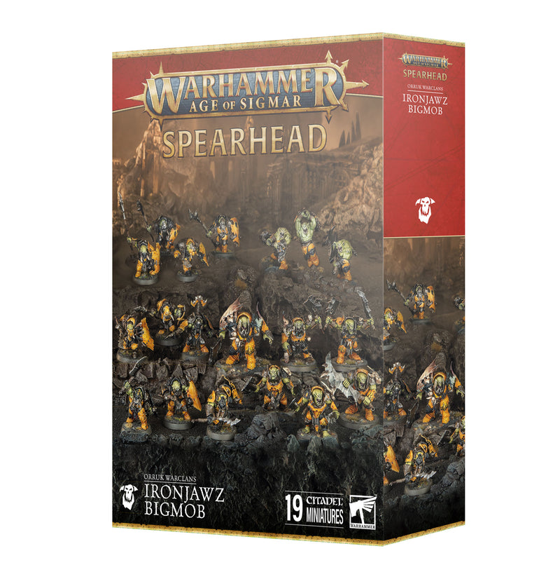 *Pre-Order* GW Age of Sigmar Orruk Warclans Spearhead Ironjawz Bigmob *Releases January 18th, 2025*